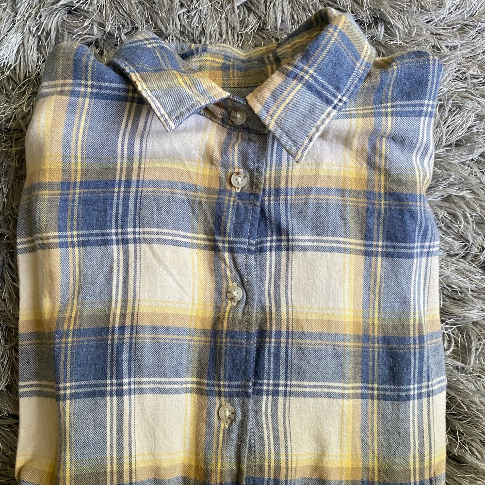Blue and Yellow Flannel